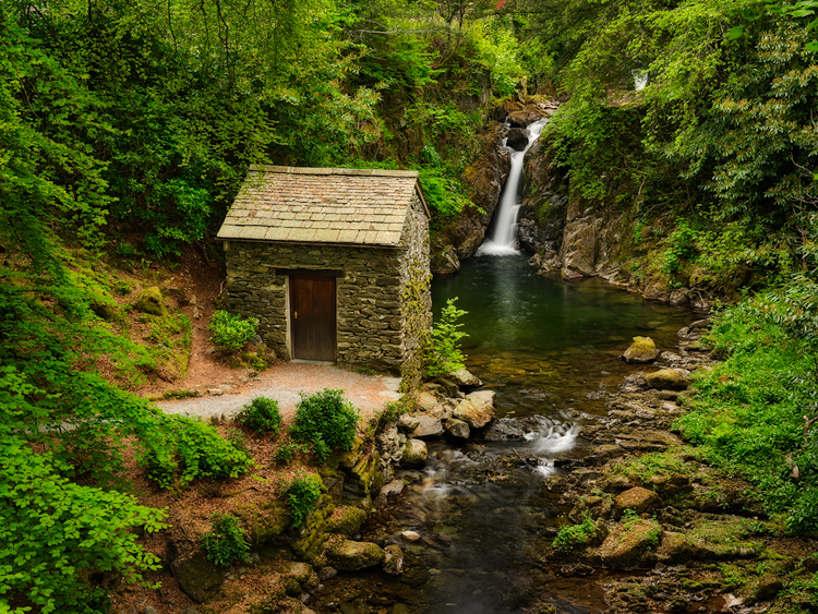 Rydall Falls, Lake District, England