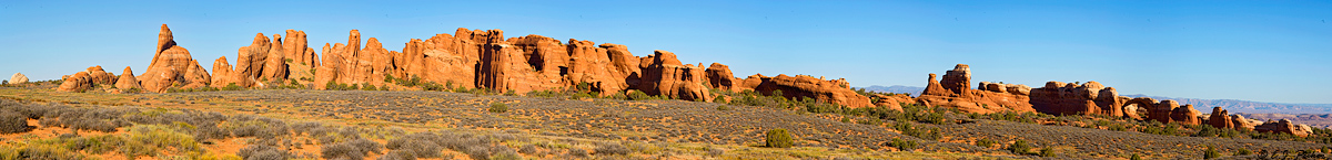 Arches Panorama - Broken Arch, Arches NP, UT